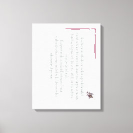 PSALM 1, does not walk in step with the wicked キャンバスプリント