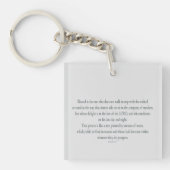 Psalm 1, does not walk in step with the wicked キーホルダー (正面)