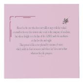 PSALM 1, does not walk in step with the wicked フォトキューブ (右)