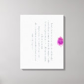 Psalm 1, Flower, キャンバスプリント (正面)