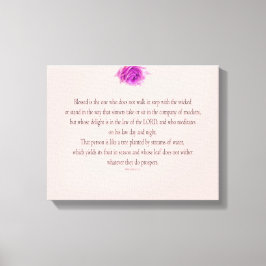 Psalm 1, Flower, キャンバスプリント