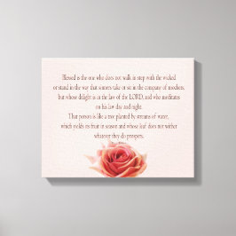 Psalm 1, Law day and Night, Streams of Waters, キャンバスプリント