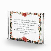 Psalm 1 with Flower Borders フォトブロック (右)