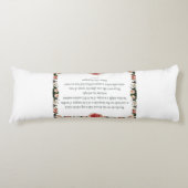 Psalm 1 with Flower Borders ボディピロー (正面)