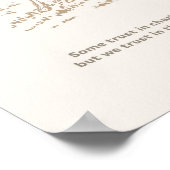 Psalm 20 7 Western Cowgirl Christian Wall Art ポスター (角)