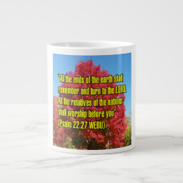 Psalm 22:27 WEBU Mug ジャンボコーヒーマグカップ