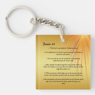Psalm 23キーチェ ーン キーホルダー