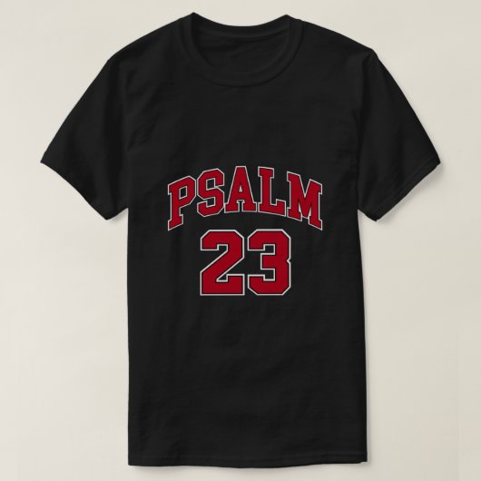 Psalm 23シャツレトロスニーカーChristian Bible J Tシャツ (デザイン正面)