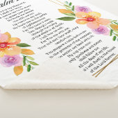 Psalm 23フローラ幾何学模様 シェルパブランケット (3/4)