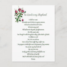 Psalm 23ポストカード