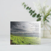 Psalm 23主は私の羊飼い – 聖書 ポストカード (スタンド正面)