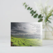 Psalm 23主は私の羊飼い – 聖書 ポストカード (スタンド正面)