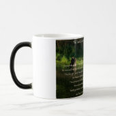 Psalm 23文字と馬の脇にまだ水をトラーブ モーフィングマグカップ (左)