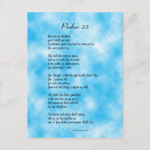 Psalm 23番目のはがき ポストカード