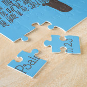 Psalm 23聖書の詩 ジグソーパズル (側面)