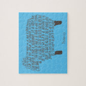 Psalm 23聖書の詩 ジグソーパズル (縦)