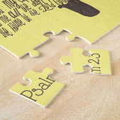 Psalm 23聖書の詩 ジグソーパズル (側面)