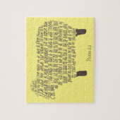 Psalm 23聖書の詩 ジグソーパズル (縦)