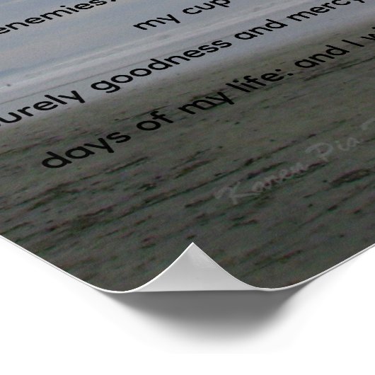 Psalm 23 ポスター (角)