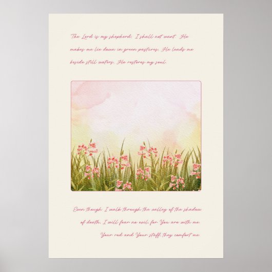 Psalm 23 ポスター (正面)