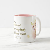 Psalm 23:1 ツートーンマグカップ (正面右)