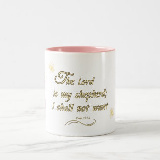 Psalm 23:1 ツートーンマグカップ