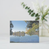 Psalm 23:1-3聖なる書物、 経典はがき ポストカード (スタンド正面)