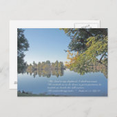 Psalm 23:1-3聖なる書物、 経典はがき ポストカード (正面/裏面)