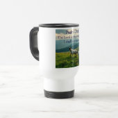Psalm 23:1 Bible Verse Travel Mug トラベルマグ (正面左)