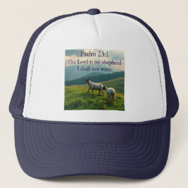 Psalm 23:1 Bible Verse Trucker Hat キャップ