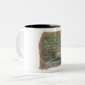 PSALM 23:1 - Coffee Mug ツートーンマグカップ (正面左)