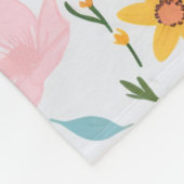 Psalm 23:1 Floral Fleece Blanket フリースブランケット (角)