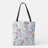 Psalm 23:1 Floral Tote Bag トートバッグ (裏面)