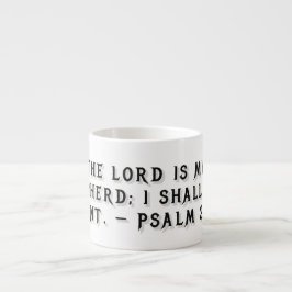 Psalm 23:1 Gift Mug エスプレッソカップ