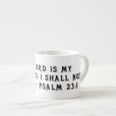 Psalm 23:1 Gift Mug エスプレッソカップ (正面右)