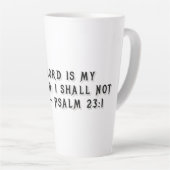 Psalm 23:1 Gift Mug カフェラテマグ (右アングル)