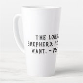 Psalm 23:1 Gift Mug カフェラテマグ (左アングル)