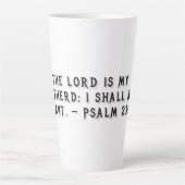 Psalm 23:1 Gift Mug カフェラテマグ (正面)