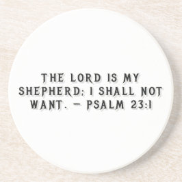 Psalm 23:1 Gift Mug コースター