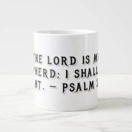 Psalm 23:1 Gift Mug ジャンボコーヒーマグカップ