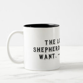 Psalm 23:1 Gift Mug ツートーンマグカップ