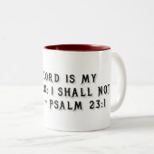 Psalm 23:1 Gift Mug ツートーンマグカップ (正面右)