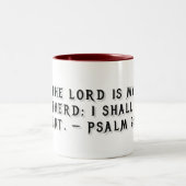 Psalm 23:1 Gift Mug ツートーンマグカップ (中央)