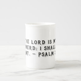 Psalm 23:1 Gift Mug ボーンチャイナマグカップ