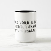 Psalm 23:1 Gift Mug マグカップ (中央)