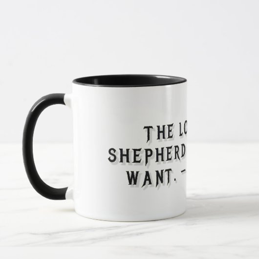 Psalm 23:1 Gift Mug マグカップ (左)