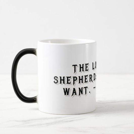 Psalm 23:1 Gift Mug モーフィングマグカップ (左)