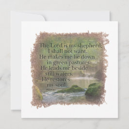 PSALM 23:1 - Personalized Notecard ノートカード
