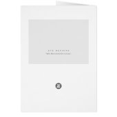 Psalm 23:3 Christian Sympathy Card (裏面)