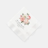 Psalm 23:3 He Restores my Soul Flowers 縁ありカクテルナプキン (角)